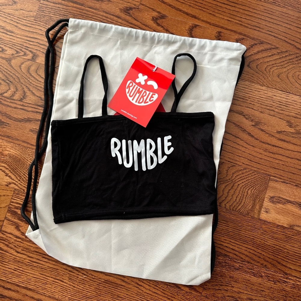 Joah Brown White Rumble x Rib CropCami s/m NWT + Bag - Picture 3 of 5
